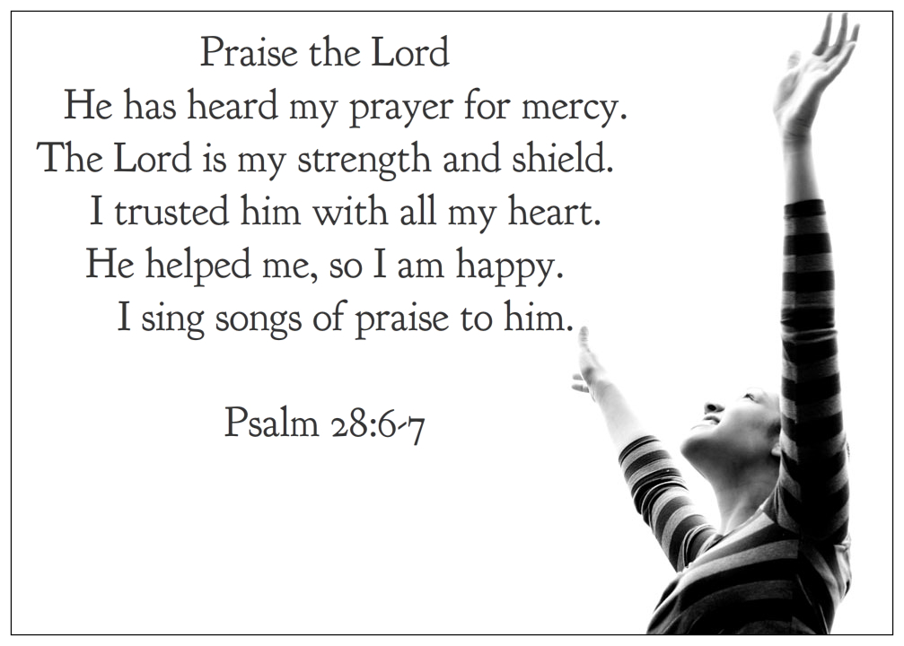 words to praise god with